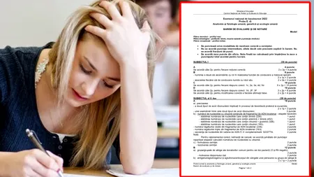 BAC 2022 | Ce subiecte au picat la biologie + baremul de corectare