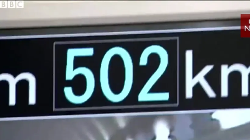 Cum reacționează oamenii în trenul japonez care atinge 502 KM/H