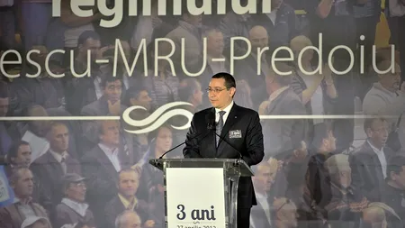 PONTA - 3 ANI. Pentru proastă guvernare
