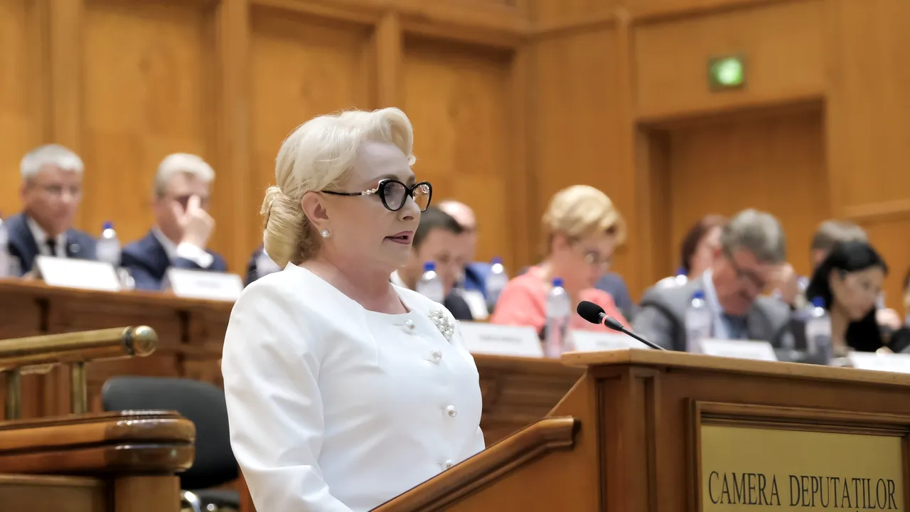 Dăncilă: discurs-beton la o moțiune de rumeguș
