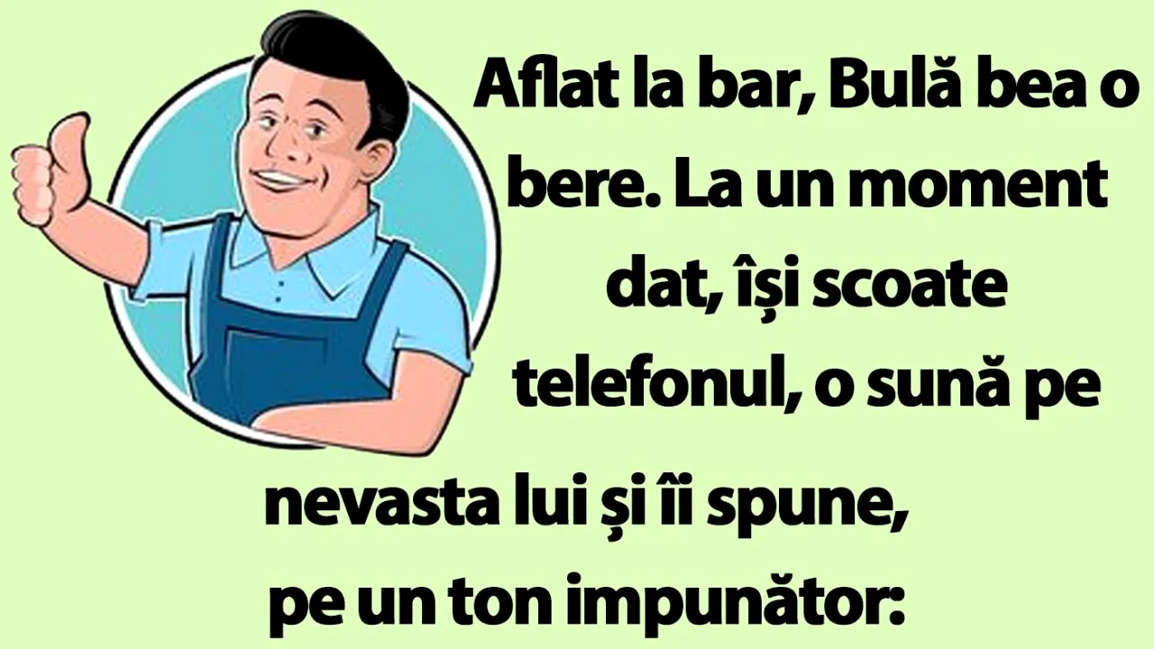 BANC | Bulă și barmanul