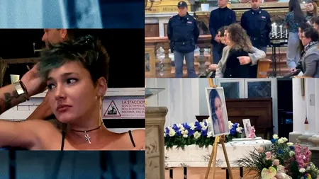 Scene CUTREMURĂTOARE la înmormântarea Andreei Rabciuc, tânăra găsită moartă la doi ani de la dispariție: „E imposibil de acceptat că nu mai este aici”