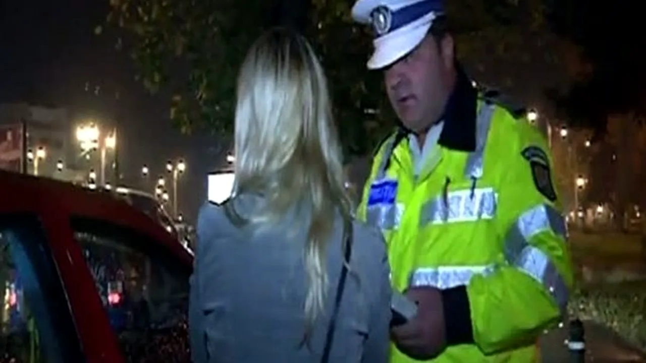 Inconștiență extremă. Femeie beată, fără permis și cu ITP expirat la mașină, prinsă în timp ce conducea cu un copil de 4 ani pe scaunul din dreapta