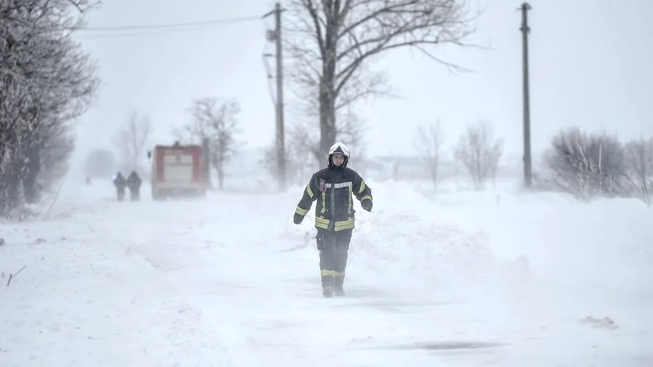 ALERTĂ METEO: Cod portocaliu de viscol în 7 județe. Alte 20 de județe, sub avertizare de cod galben