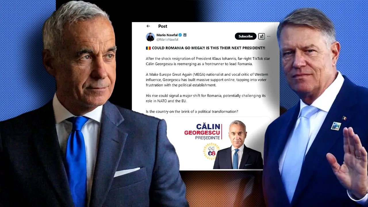 „Este Călin Georgescu următorul președinte?” Mario Nawfal: Ascensiunea sa ar putea semnala o SCHIMBARE majoră pentru România