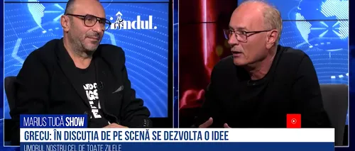 VIDEO | Toni Grecu: „Lumea este într-o derivă. Convenția a fost înlocuită de confuzie”