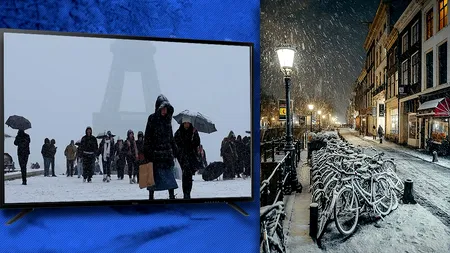 Vreme extremă în Europa. Șase morți, sute de zboruri anulate, școli închise, din cauza condițiilor meteo