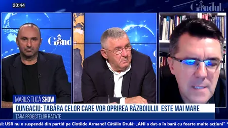 VIDEO | Dan Dungaciu, analist de politică externă: „Tabăra celor care vor oprirea războiului este mai mare. Oamenii vor să se termine războiul într-un fel sau altul”