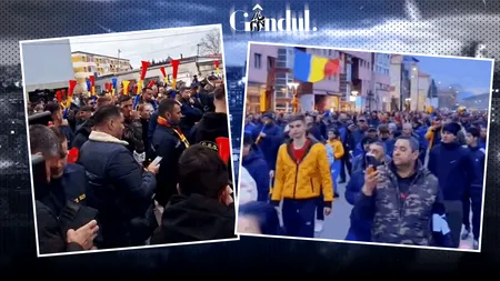 Mii de oameni au mărșăluit pe străzile din Târgu Jiu, în a 5-a zi de protest. Mișcările începute în rândul angajaților CE Oltenia s-au extins în tot orașul