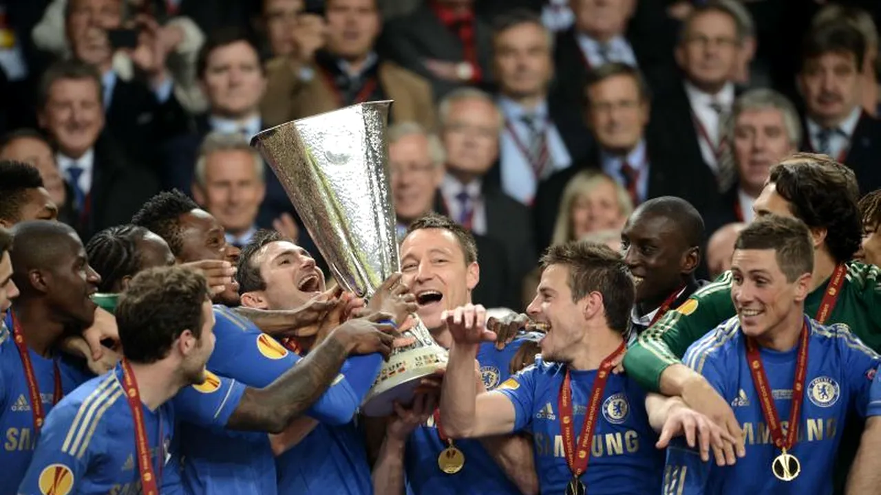 CHELSEA - BENFICA 2-1 în FINALA EUROPA LEAGUE 2013. CHELSEA a câștigat cu GOL în minutul 92