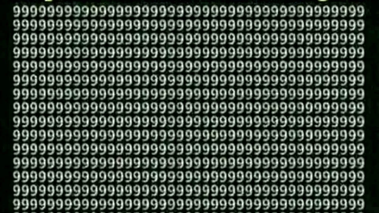 Iluzie optică. Doar 1% din cei care fac acest test descoperă, în mai puțin de 8 secunde, unde este ascunsă cifra 8!