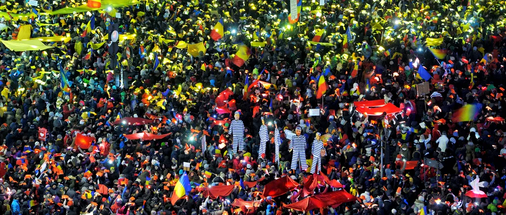 A 13-a zi de proteste. Peste 30.000 de oameni au cerut demisia Guvernului în Piața Victoriei