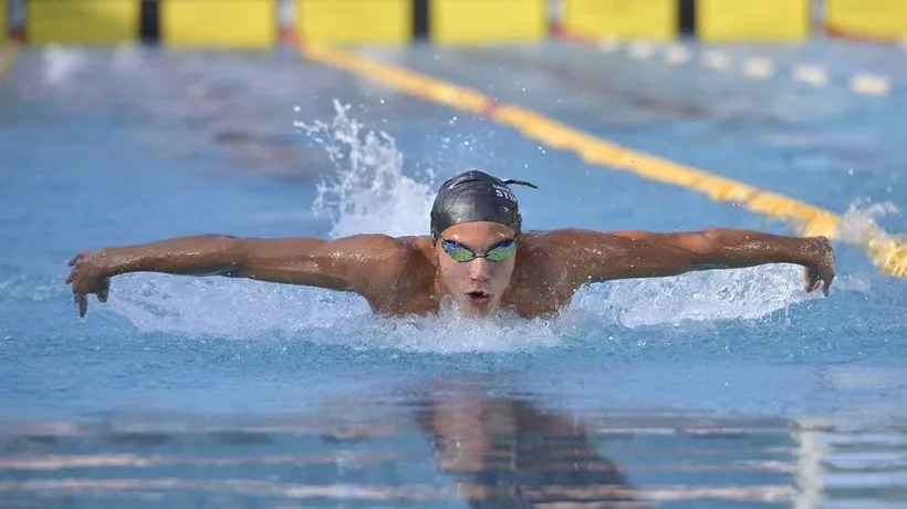 David Popovici a câștigat a treia medalie de AUR la Campionatul Naţional de înot