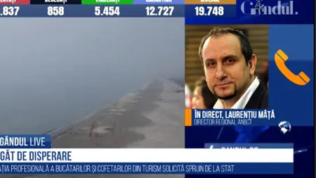 GÂNDUL LIVE. Director ANBCT: Sute de mii de oameni simpli din HORECA așteaptă o direcție. Orban a transmis un mesaj subliminal în sensul că există mulți bani negri în industra noastră