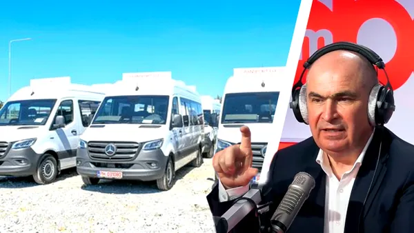 Cum se apără premierul Bolojan, întrebat de achizițiile de microbuze școlare la suprapreț. Gândul a relatat în mai multe rânduri despre „Jaful Național”