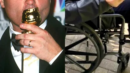 Un celebru artist, de nerecunoscut la 68 de ani. Pare foarte slăbit și se deplasează în scaunul cu rotile