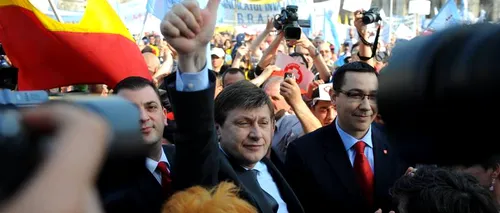 Președintele interimar Crin Antonescu la Timișoara: Băsescu ne amenință cu Europa, cu UE, cu Germania, cu America. Eu vreau să spun: români, Europa suntem noi