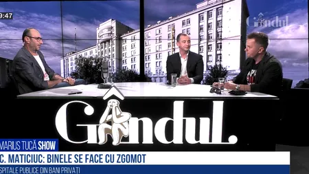 VIDEO Codin Maticiuc, despre proiectul „Spitale publice din bani privați”: „Binele se face cu zgomot. Am renovat etajul șapte al spitalului și am zis că nu mă pot opri aici, pentru că lumea donează”