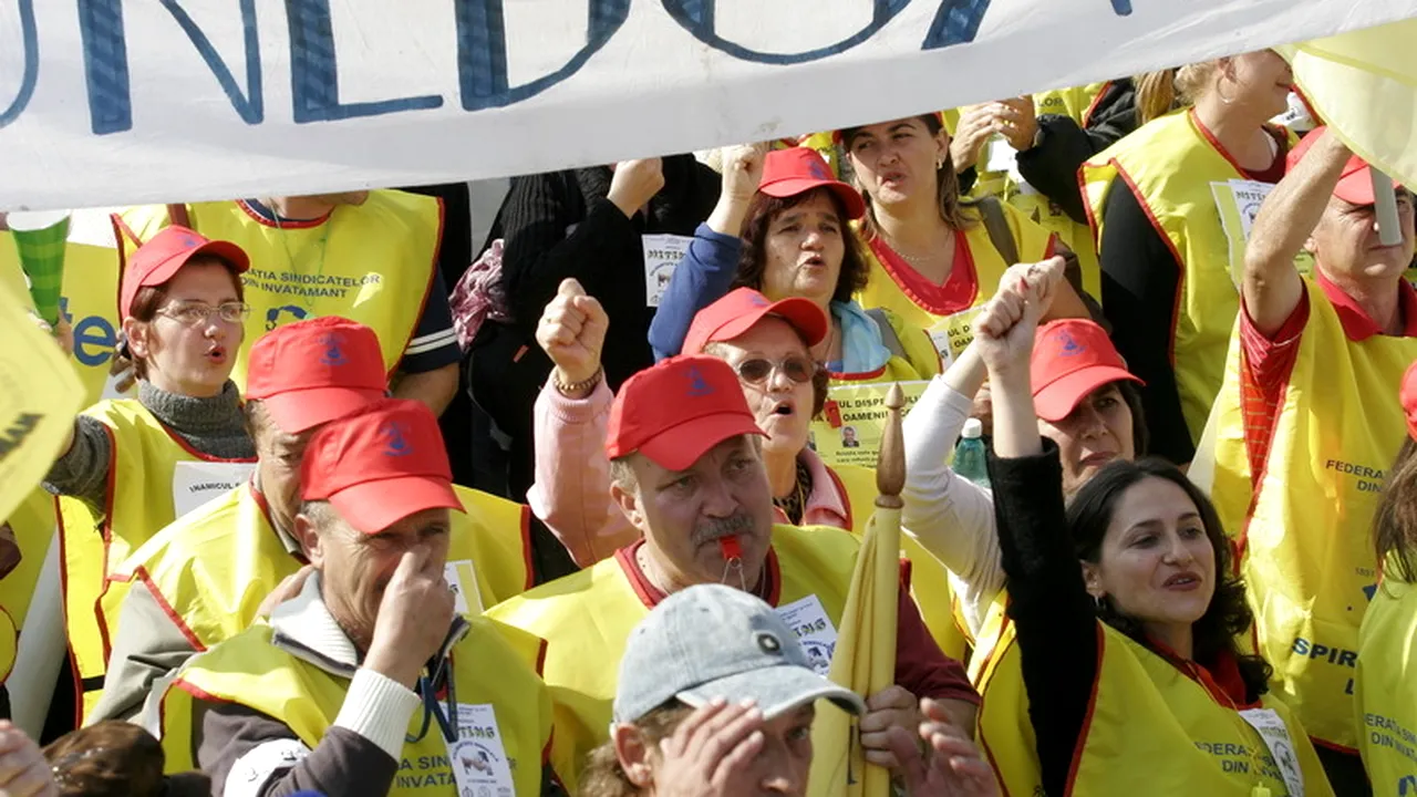 Sindicaliștii din Educație amenință cu proteste 