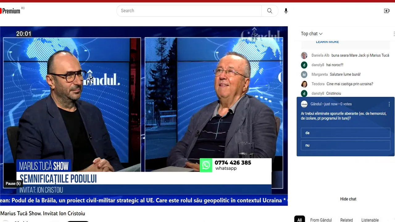 SONDAJ Marius Tucă Show. Ar trebui eliminate sporurile aberante, precum cele de hemoroizi?