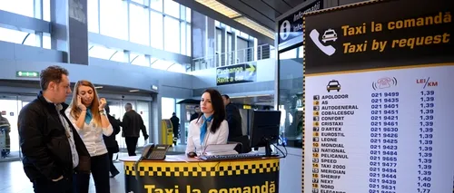 Pasagerii de pe Otopeni își vor putea comanda taxiuri prin touch screen
