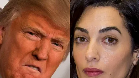 Soția lui George Clooney ar putea să prezinte o emisiune tv în locul miliardarului Donald Trump