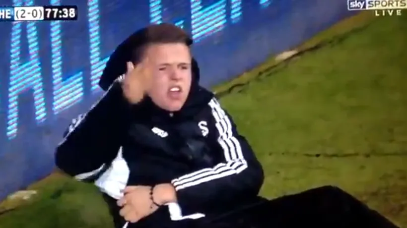 VIDEO - Poliția îl anchetează un jucător de la Chelsea după ce a lovit un copil de mingi în meciul cu Swansea