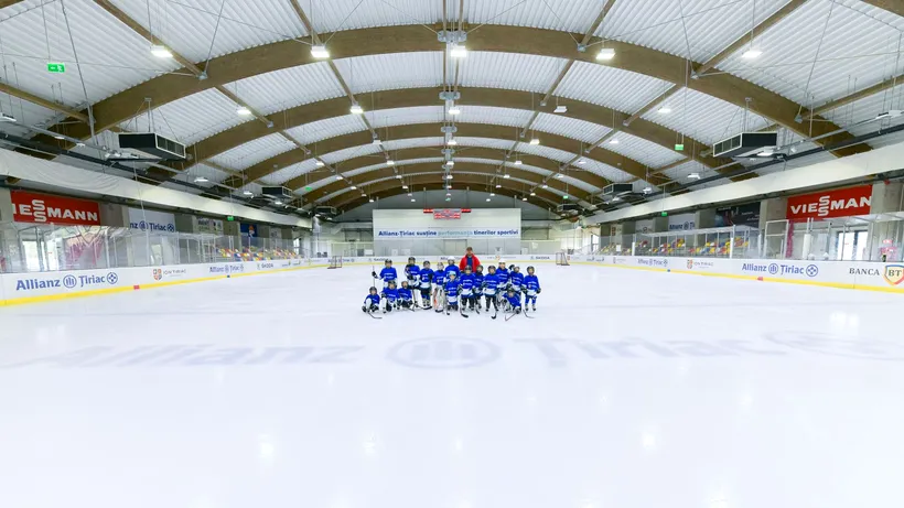 Singurul patinoar din zona București-Ilfov dezvoltat conform normelor olimpice internaționale devine Allianz-Țiriac Arena