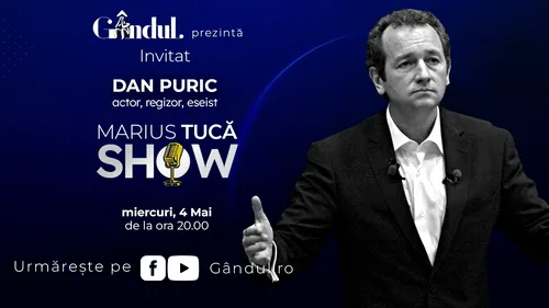 Marius Tucă Show începe miercuri, 4 mai, de la ora 20.00, live pe gandul.ro
