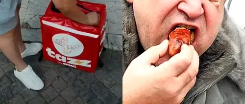 VIDEO | Ce bacșiș a primit curierul care i-a adus de mâncare lui Gigi Becali: „Șoc!”