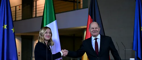 Olaf Scholz și Giorgia Meloni anunță avansarea relațiilor dintre Germania și Italia, printr-o serie de proiecte industriale