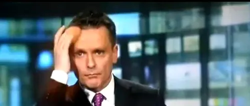 Un prezentator TV renumit pentru perlele sale a gafat din nou, în direct. VIDEO