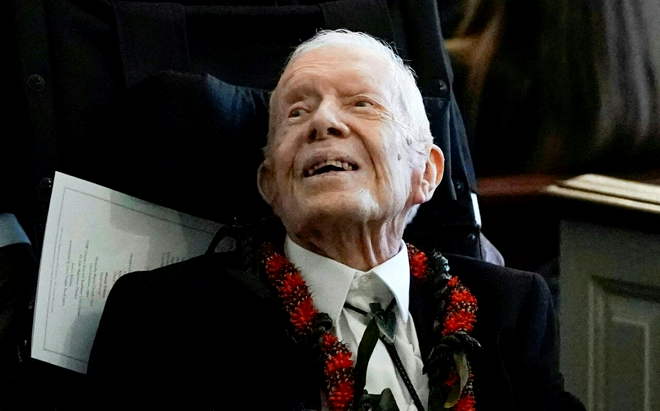 Jimmy Carter este văduv în prezent. Și-a pierdut soția, pe fosta Prima Doamnă Rosalynn Carter, decedată pe 19 noiembrie 2023, la vârsta de 96 ani. Sursa Foto: Profimedia 