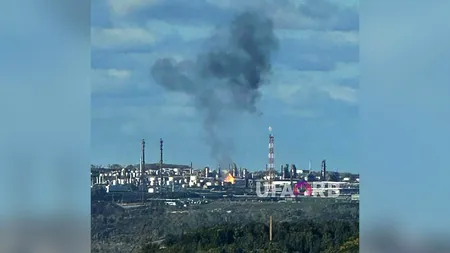 Rafinărie din RUSIA, la 1.400 de kilometri în spatele frontului, atacată de dronele Ucrainei