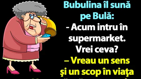 BANC | Bulă, Bubulina și cumpărăturile de la supermarket