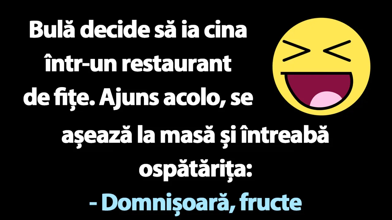 BANC | Bulă și fructele de mare