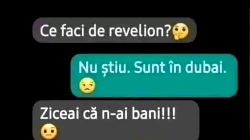 Bancul de sâmbătă | Ce faci de Revelion?