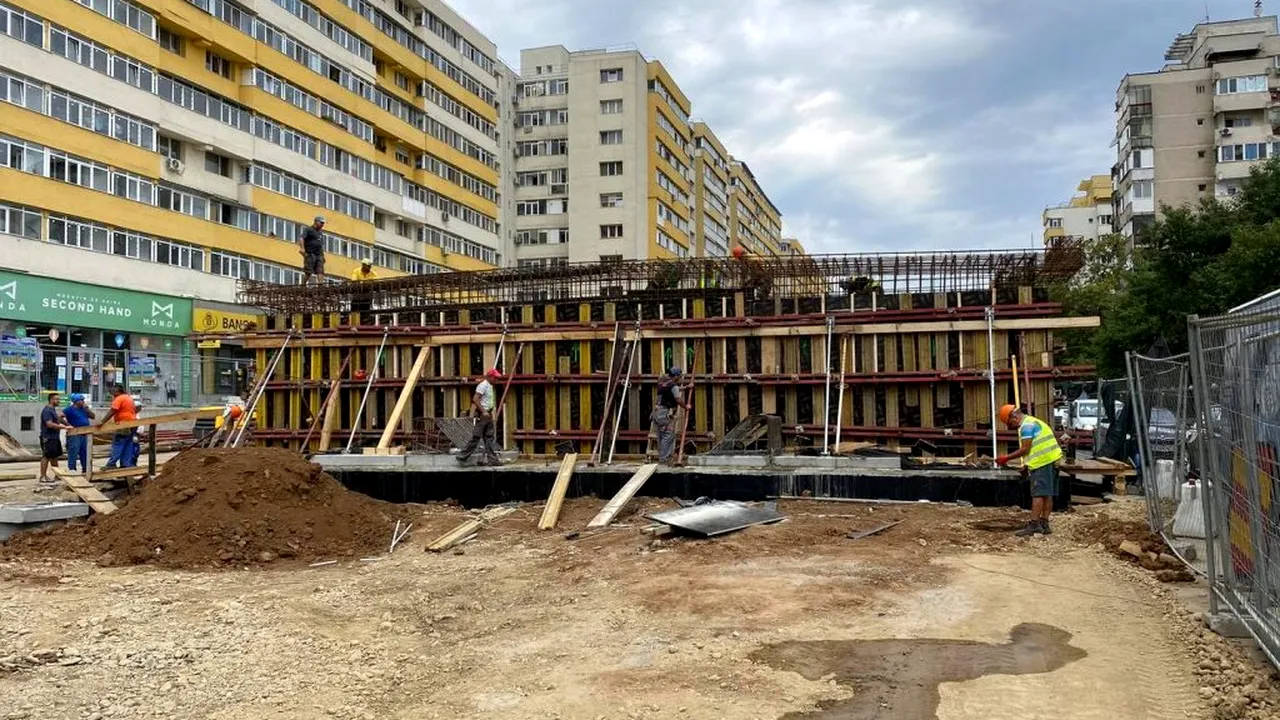 Cum arată acum șantierul Pasajului „Doamna Ghica” / Gabriela Firea: „Garantez că lucrările se încheie în această toamnă” / GALERIE FOTO