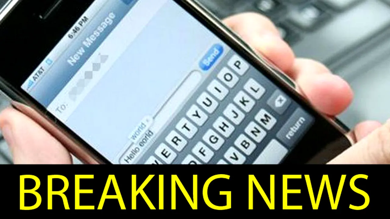 SMS-ul pe care l-au primit rudele pasagerilor din avionul dispărut