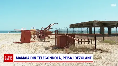 Cum arată Stațiunea Mamaia văzută de turiștii din întreaga lume care iau telegondola: Dezolantă, cu construcții în paragină și PLAJE neîngrijite