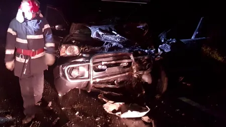 Accident DN19 Ciuperceni Satu Mare 10 răniți jeep loveste din spate autoturism și microbuz