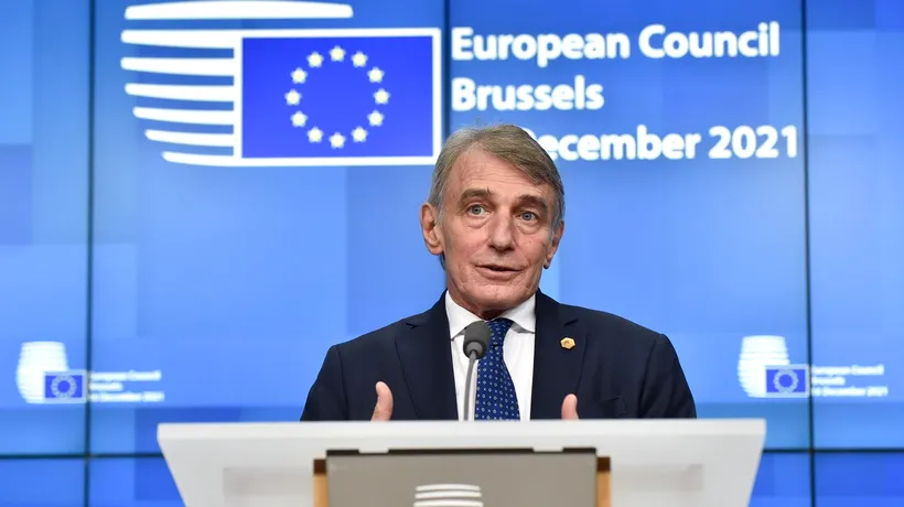 Președintele Sassoli va fi omagiat în plenul Parlamentului European