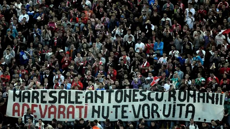 BĂTAIE în tribune, la meciul DINAMO-RAPID