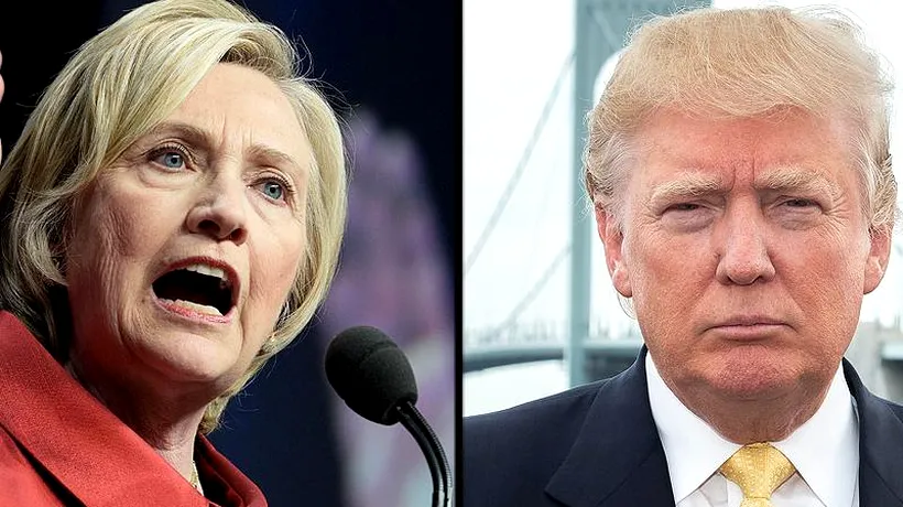 Cum stau Clinton și Trump în sondaje. 1 din 4 americani nu ar vota cu niciun candidat