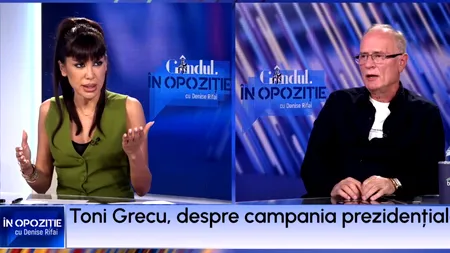 Toni Grecu comentează MIZA din primul tur, la prezidențiale: 