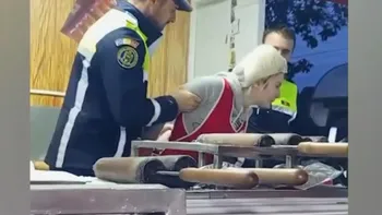 O femeie care frământa cozonaci ungurești a fost ÎNCĂTUȘATĂ de polițiștii cărora a refuzat să le dea kurtos gratis