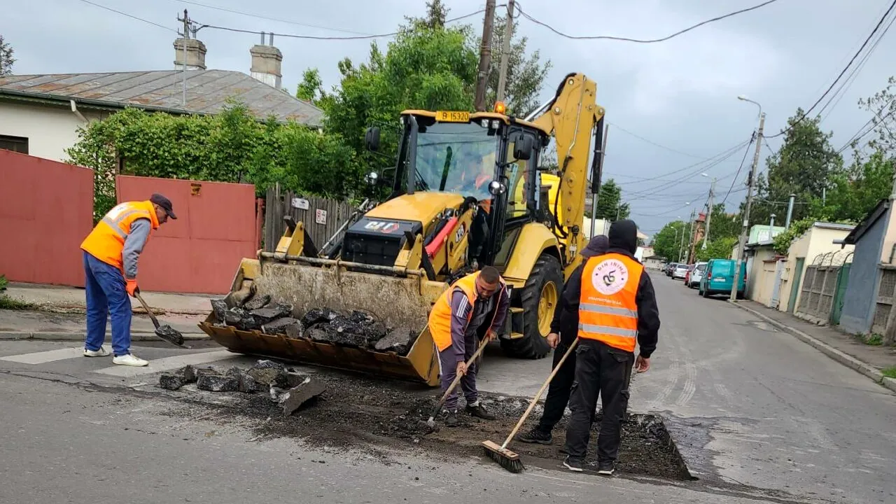 INFRASTRUCTURĂ S5 SA | Intervenție de urgență pentru siguranța traficului rutier, pe strada Munții Carpați (P)