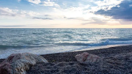 Poluare în Eforie Nord. Plaja este plină de depuneri negre, lipicioase și vâscoase. Specialiștii au luat probe