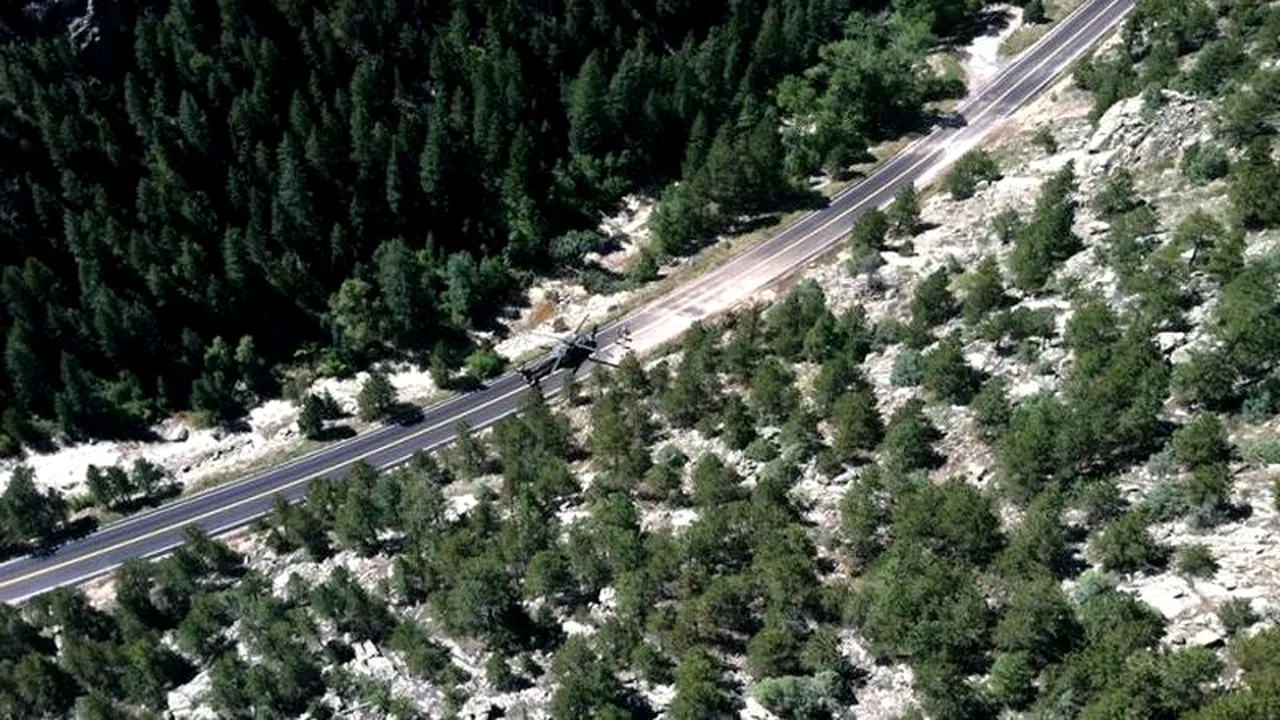 Un pilot de elicopter militar a primit „amendă