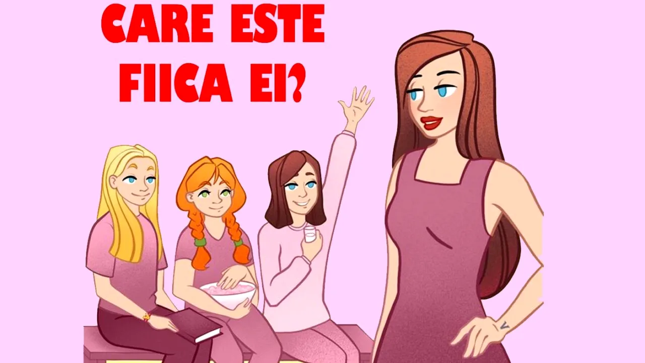 Test IQ exclusiv pentru genii | Care dintre cele 3 fete e fiica femeii din imagine?